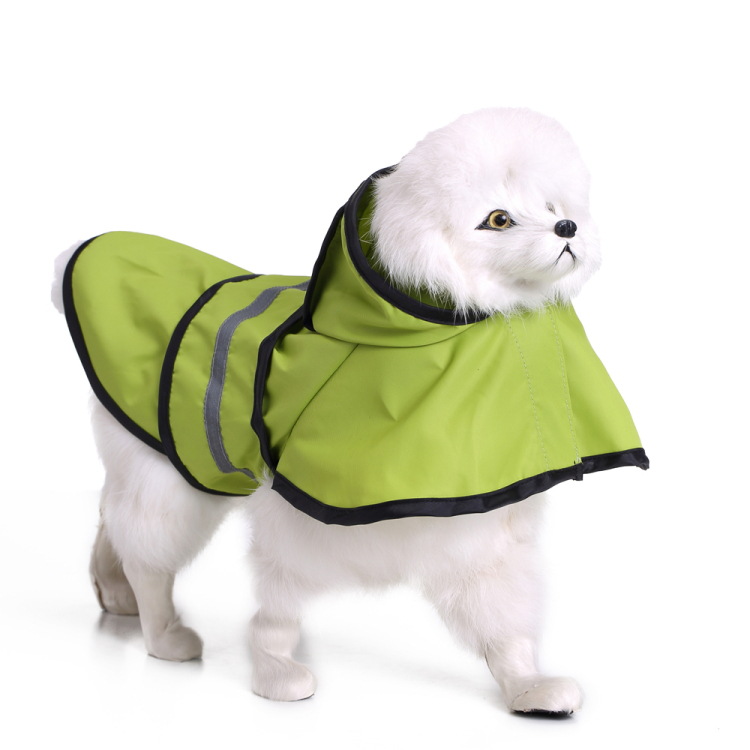 Amazon Hot Selling Product Dog Raincoat Large Dog Golden Retriever Big Dog Pet Raincoat Reflective Dog Clothes Raincoat Poncho