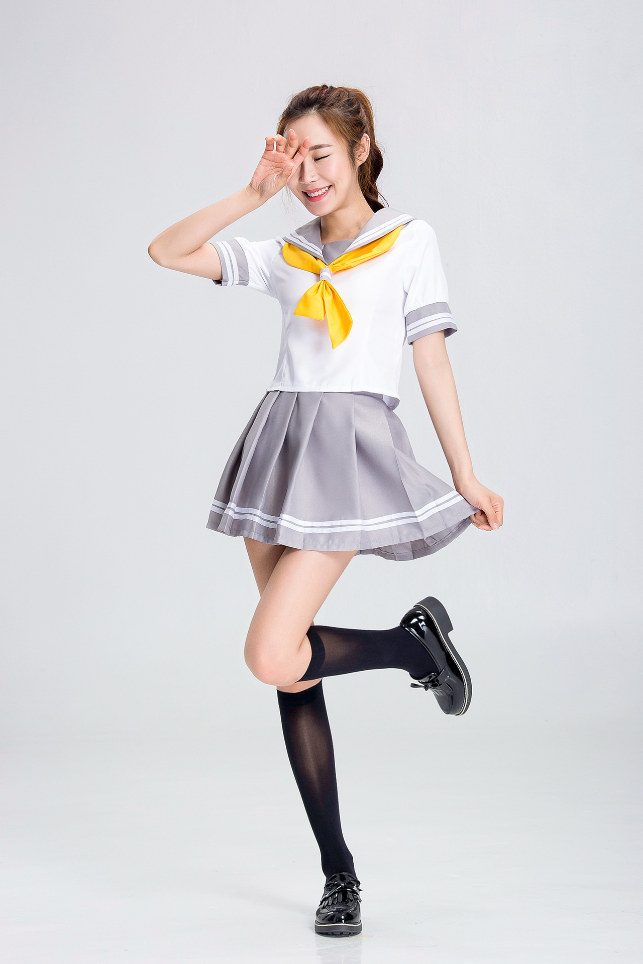 9042# lovelive校服 aqours学院风制服 万圣节cos海军表演服装