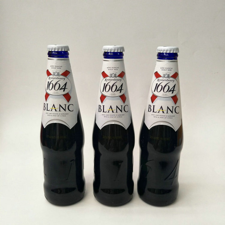 法国国产啤酒 1664凯旋白啤酒 330ml*24瓶装 蓝瓶 凯旋啤酒