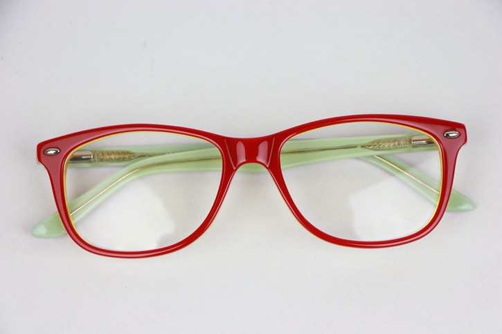 批发儿童近视眼镜15176方框黑色板材平光镜大童光学架一件代发