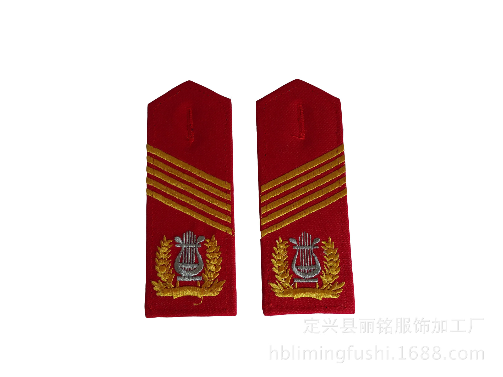 文工团肩章领章 演出肩章领章 红色蓝色乐队肩章演出肩章