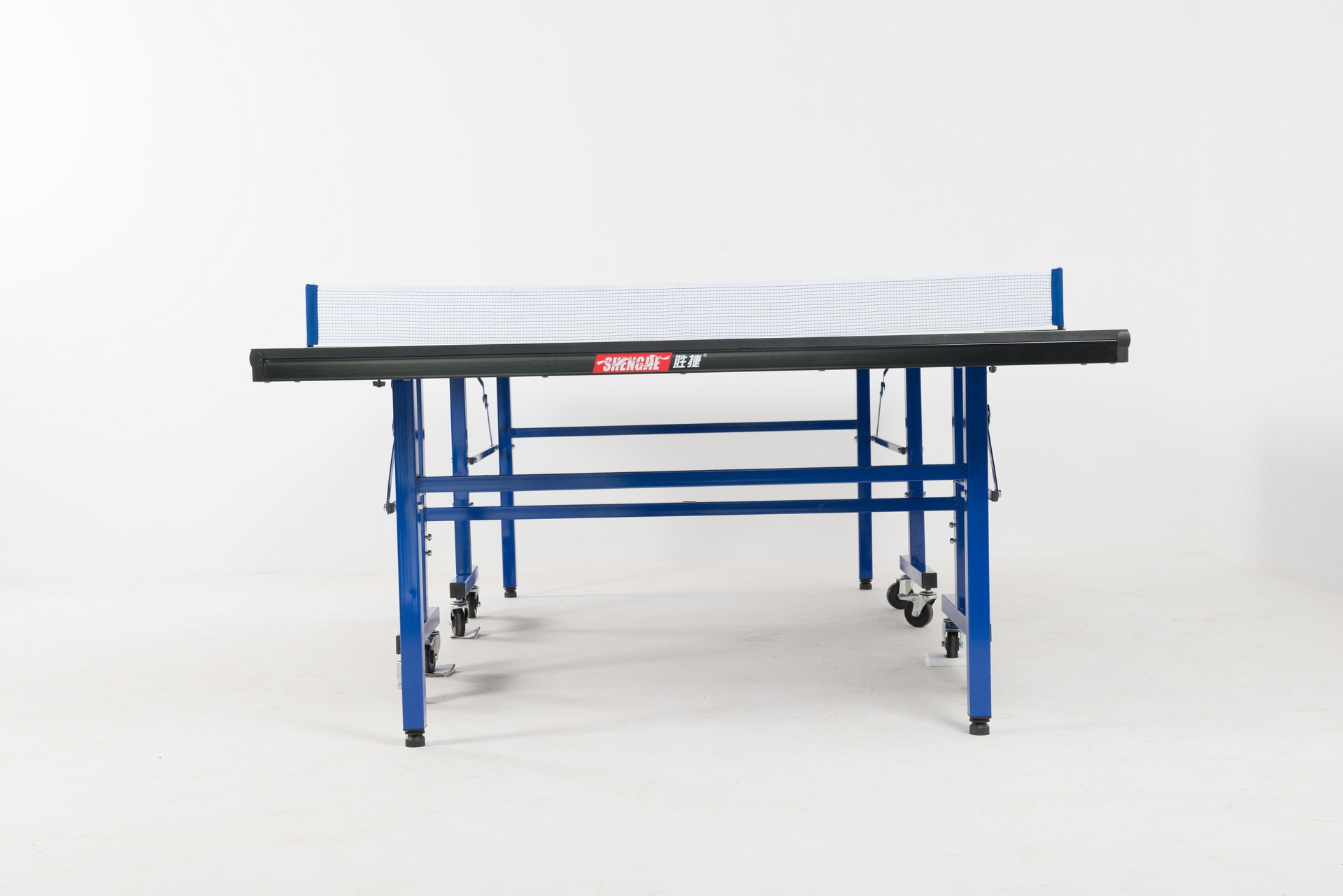 厂家乒乓球台室内带轮移动折叠乒乓球桌806三聚氰胺面板