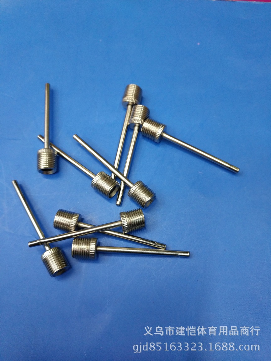 美式气针 足球篮球放气针 2.2规格加粗厚管 打气筒通用球针打气