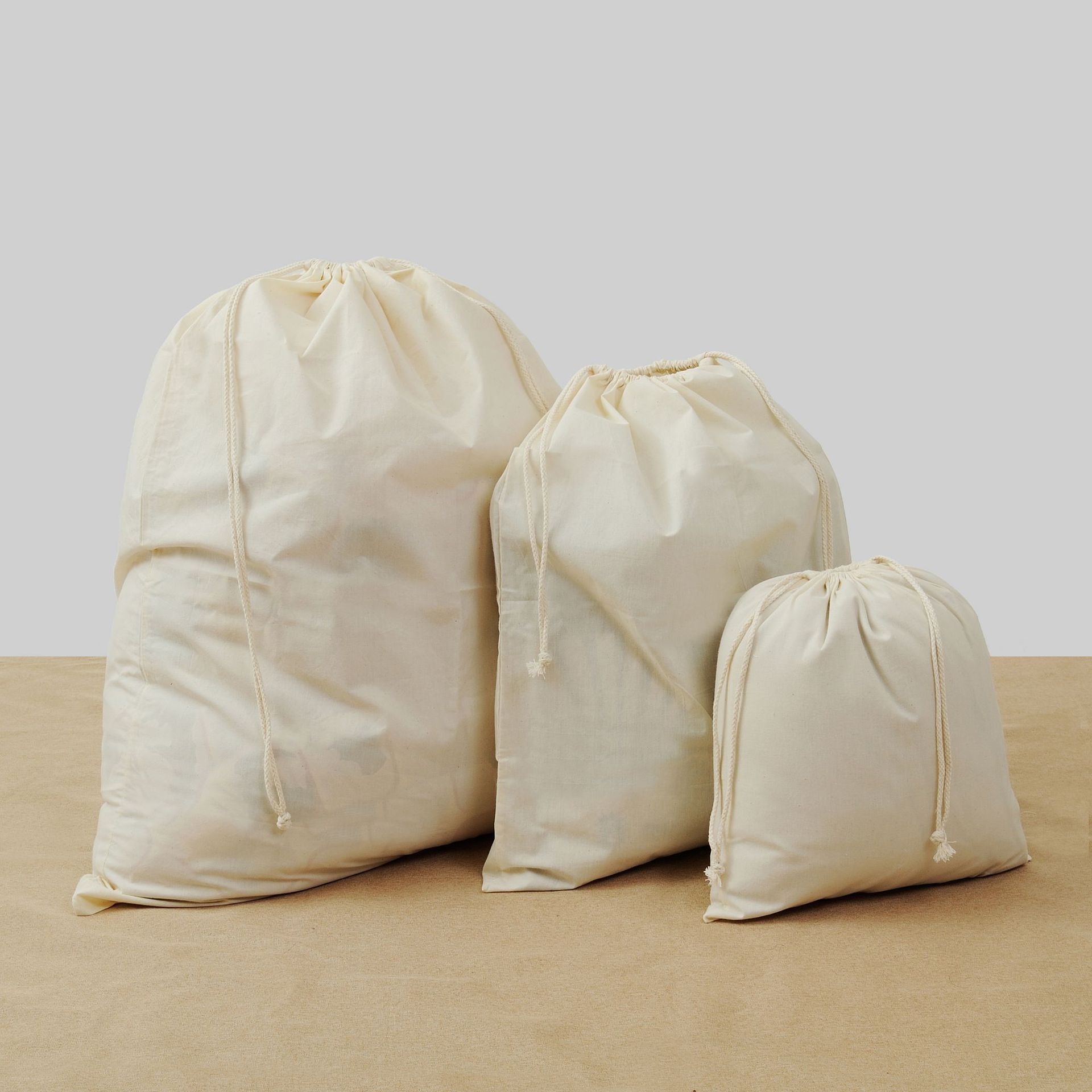 厂家现货定做天然环保帆布空白米袋 创意帆布五谷杂粮袋定制logo