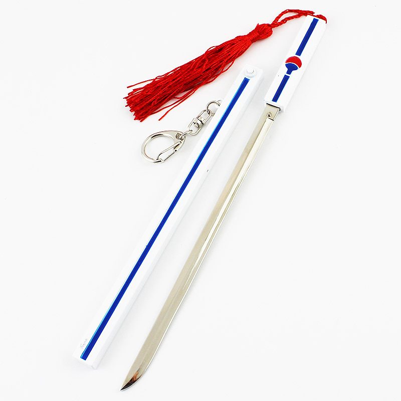 火影忍者 佐助草雉剑 送刀架23厘米弹力出鞘刀