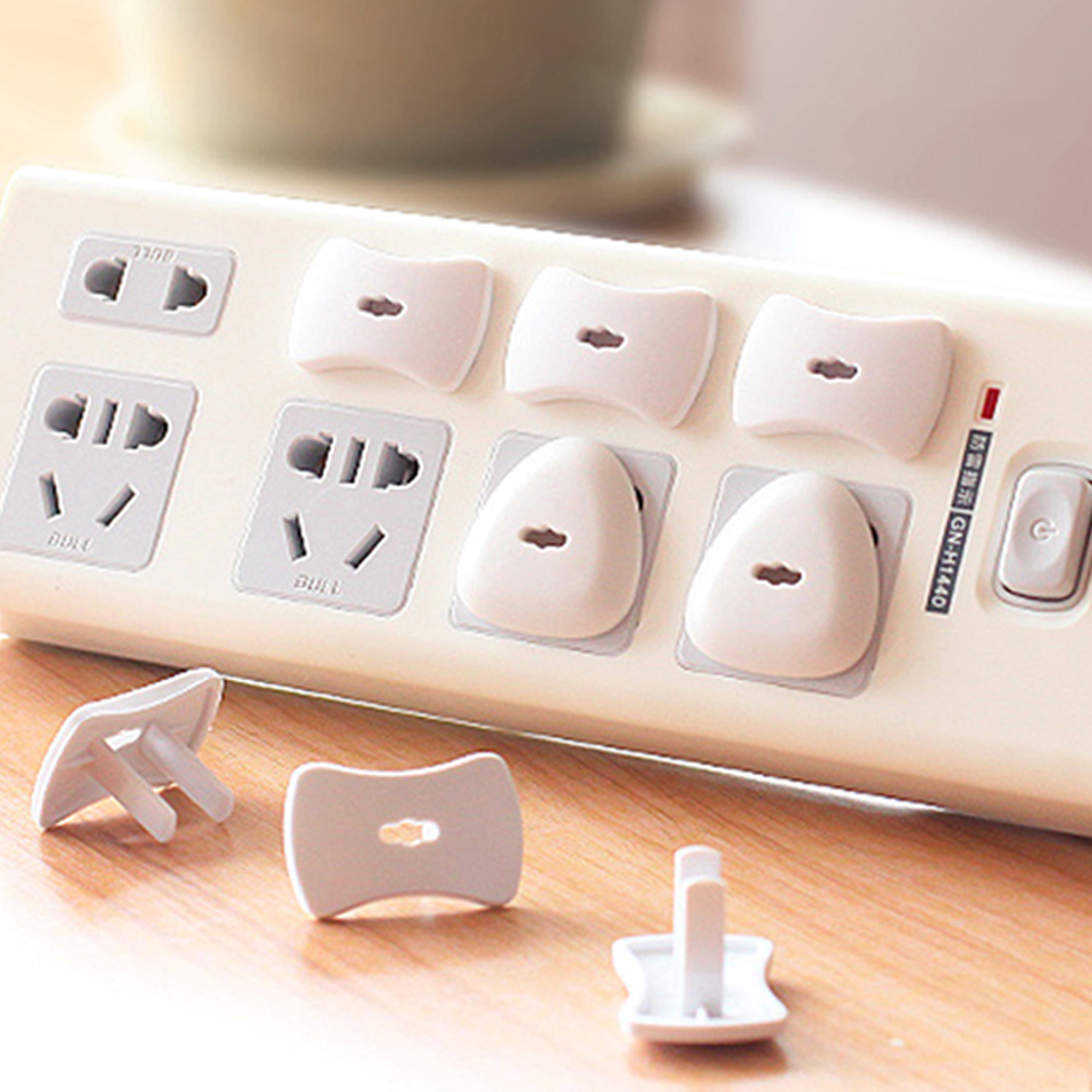 费雪防触电插座保护盖 宝宝安全插座插头电源儿童防护盖两三孔