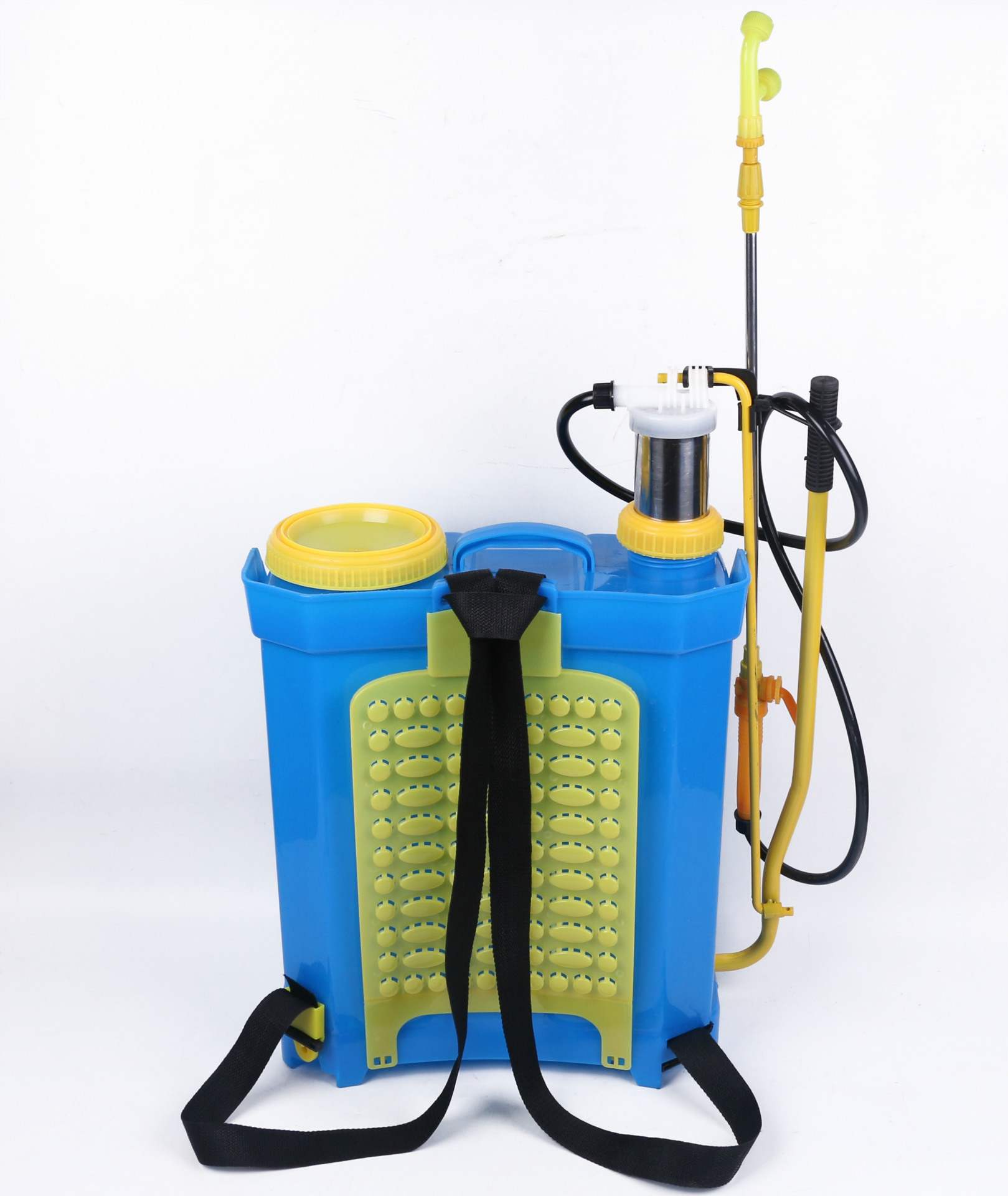 6213背负式单双管手动喷雾器不锈钢园林打药机消毒浇话厂家直销