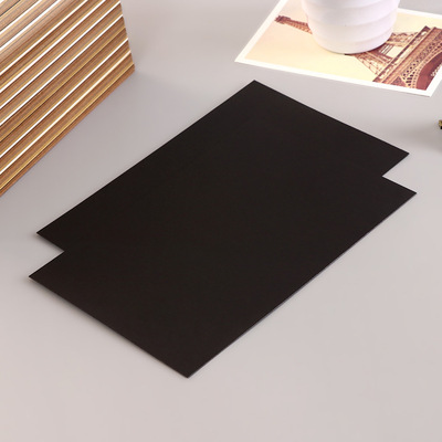 厂家专业供应 国产黑色牛皮纸 包装印刷正度黑卡纸300g 品质保证