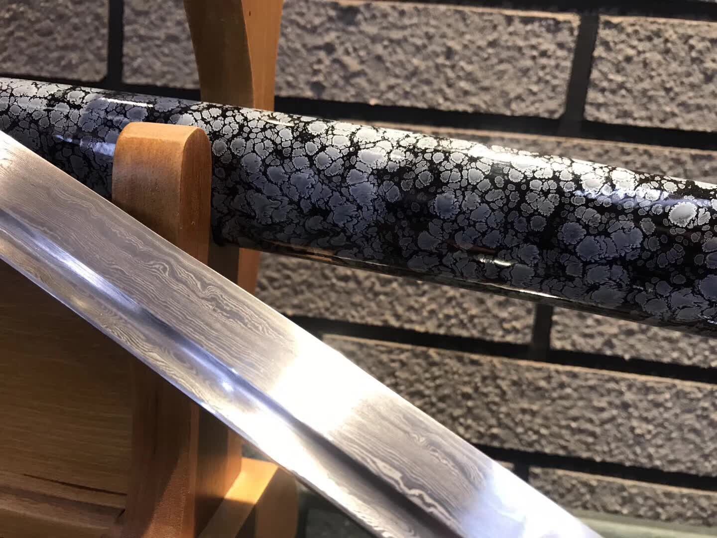 一件代发龙泉宝剑折叠花纹钢日式武士刀剑工艺品户外冷兵器未开刃