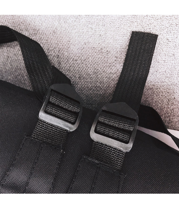 2017秋季新款撞色牛津纺双肩包复古风女包学院风初高中学生书包