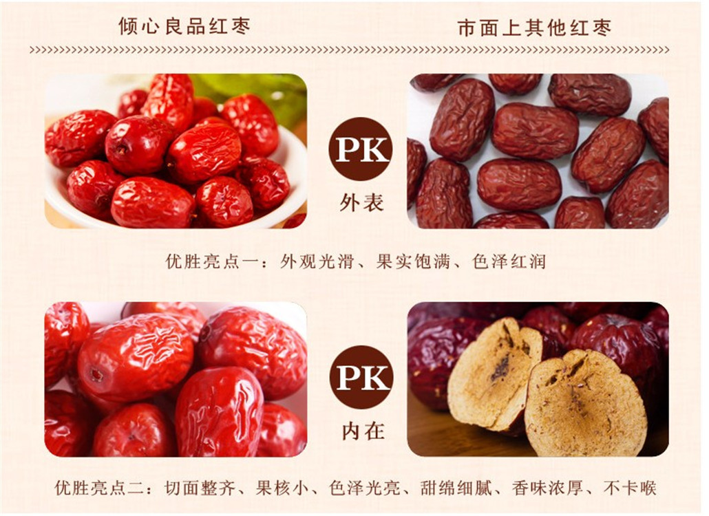 三斤包邮te级若羌灰枣 新疆大枣 休闲零食大红枣产地直批代发