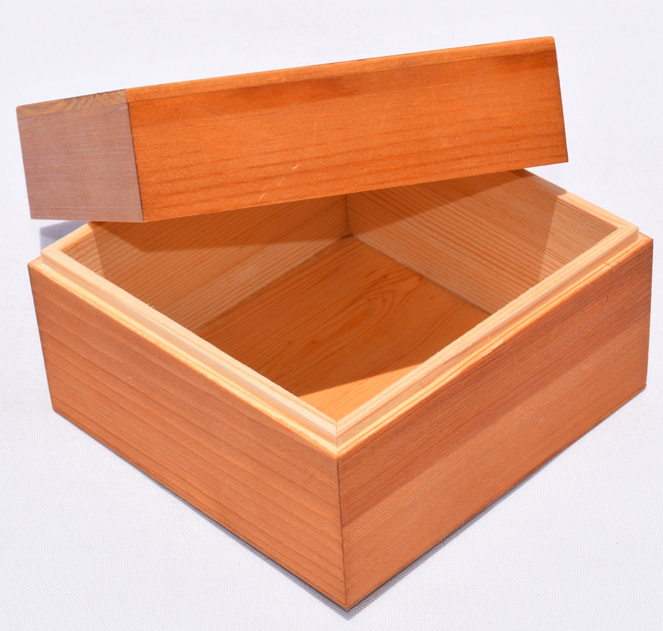 定做木盒包装天地盖木盒正方形木盒松木复古木盒厂家定制