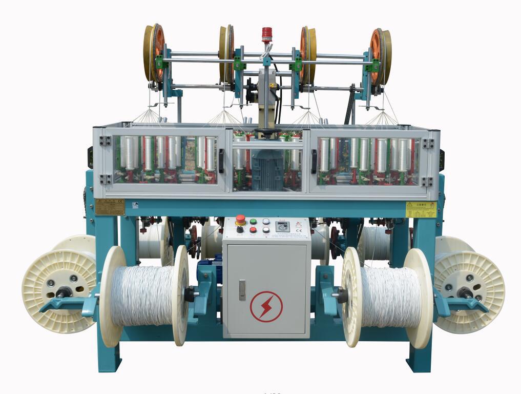 90系列编织机 16锭编织机 电线屏蔽线编织机