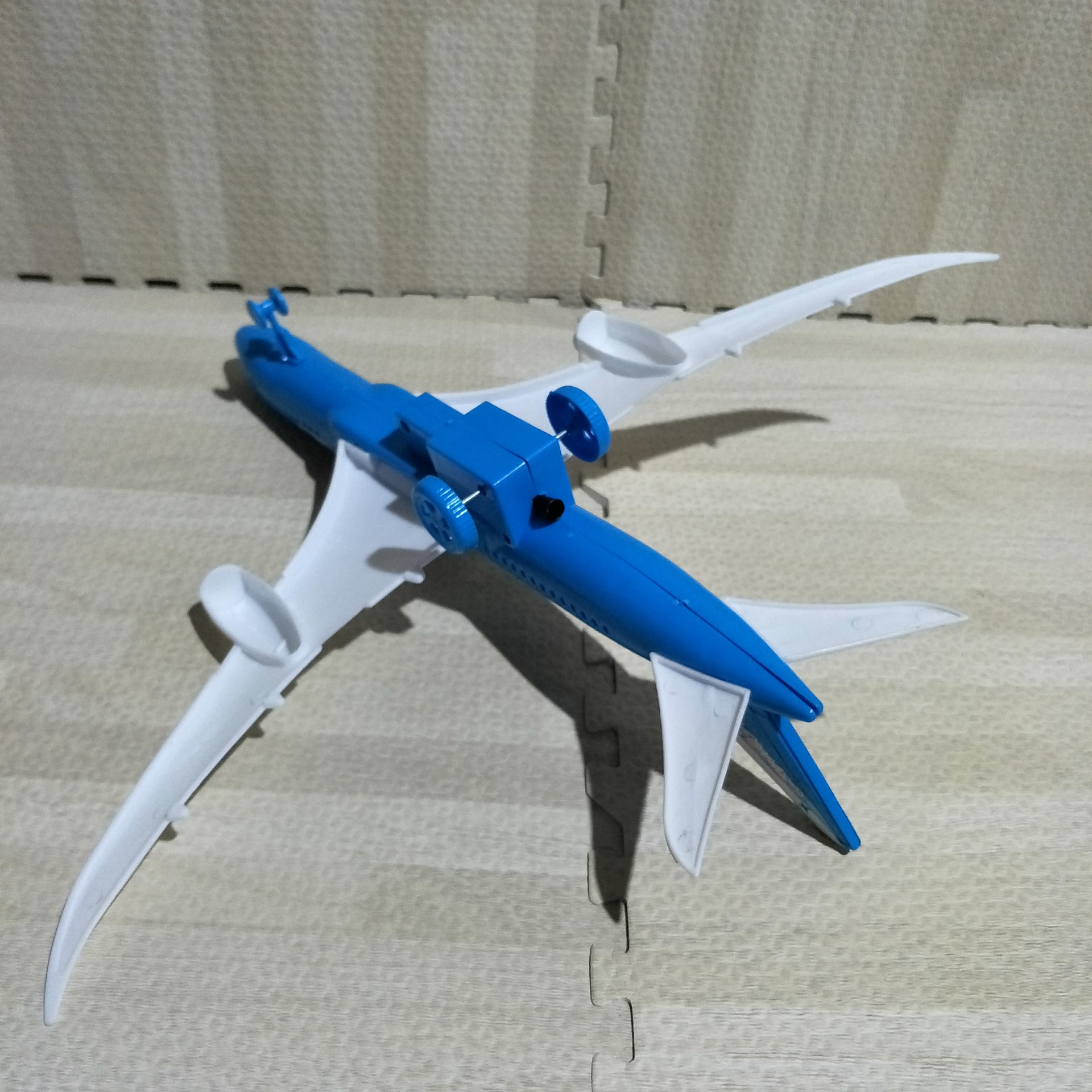 拉线小玩具拉线大客机飞机30厘米拼装飞机地摊货儿童玩具