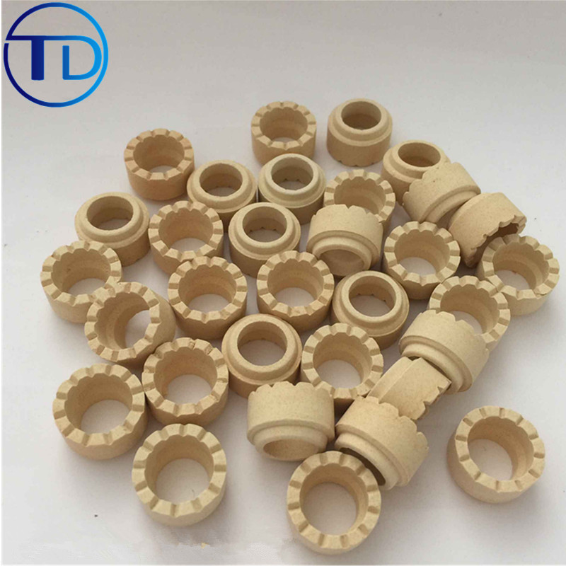 厂家直销 高铝陶瓷焊接环 焊钉保护圈 内径10 批量现货 工业陶瓷