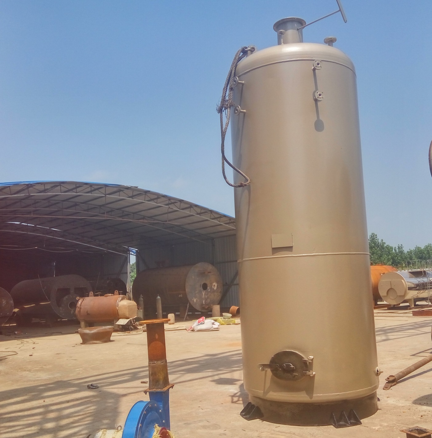 1吨燃生物质蒸汽锅炉全国送货多用热水锅炉经济实用