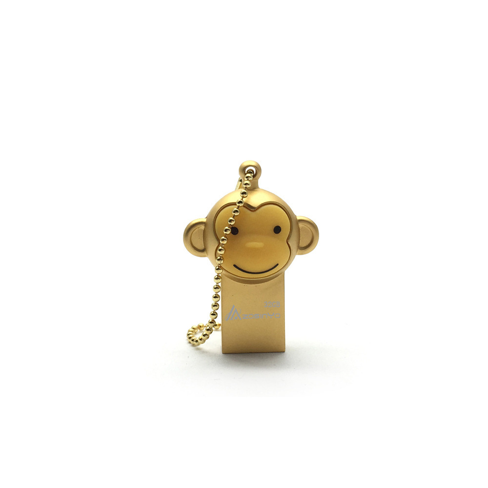 猴头u盘激光刻字logo 16gb商务礼品优盘 猴年纪念版u盘定制 u盘8g