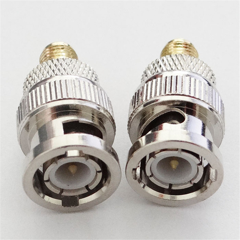 bnc公转sma母 bnc-j/sma-k sma母头转bnc公头转接头 50欧姆