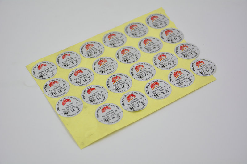 彩色铜版纸覆膜商标检验合格证不干胶标签不干胶三防伪热敏标签纸