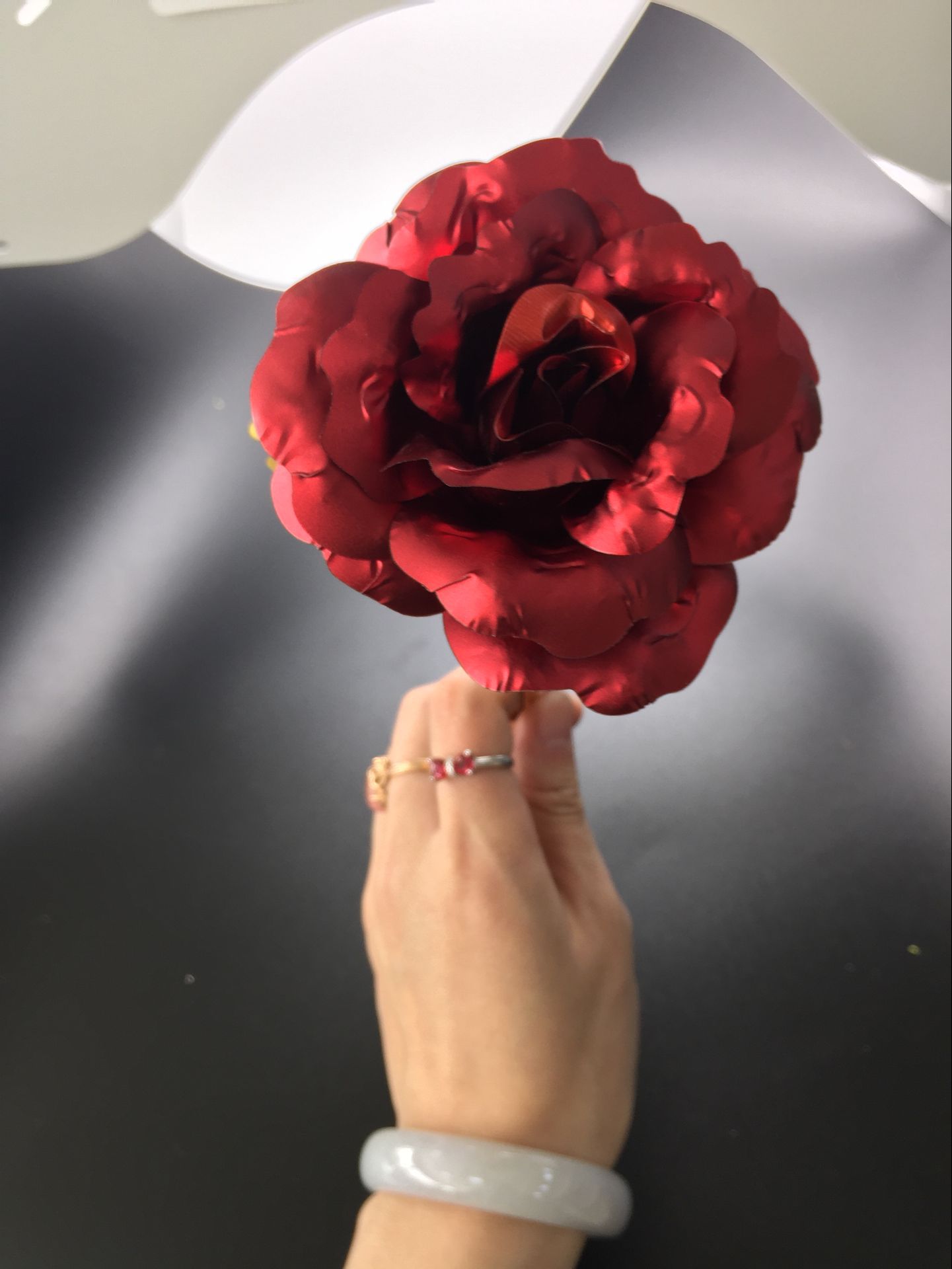 24k金箔玫瑰花 玫瑰花工艺制品 创意七夕情人节送女友礼物