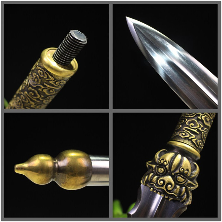 龙泉刀剑云龙枪十八班兵器冷兵器赵云虎头霸王枪长枪红缨枪未开刃