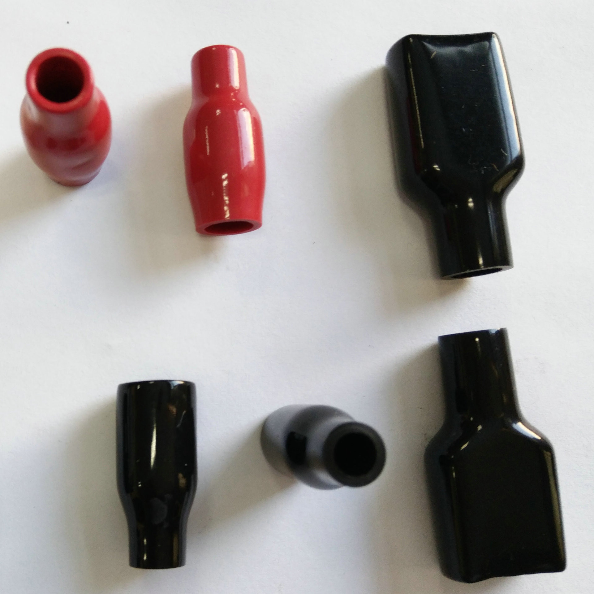 批发 软胶套塑胶套头 浸塑胶套防水防尘 pvc端子