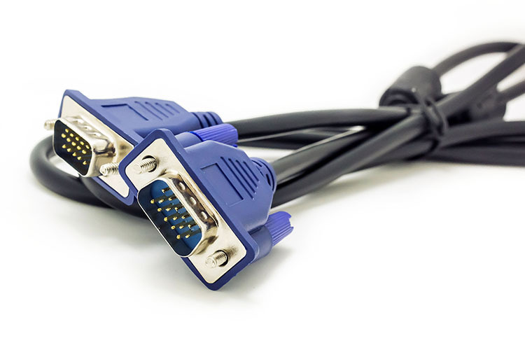 vga线厂家 3米 3 5小蓝头vga线 电脑视频连接线 显示器连接线