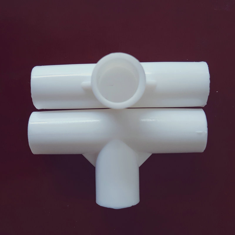 厂家供应 儿童帐篷塑料件平面三通 直三通 12mmt型三通 平三通