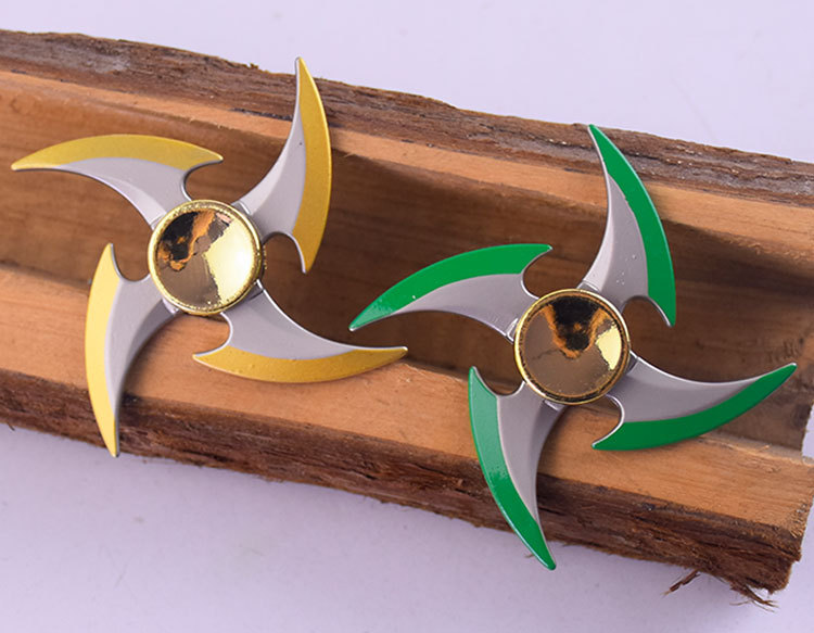 火影忍者 疾风云风遁手里剑指尖陀螺飞镖鸣人佐助武器模型手指陀