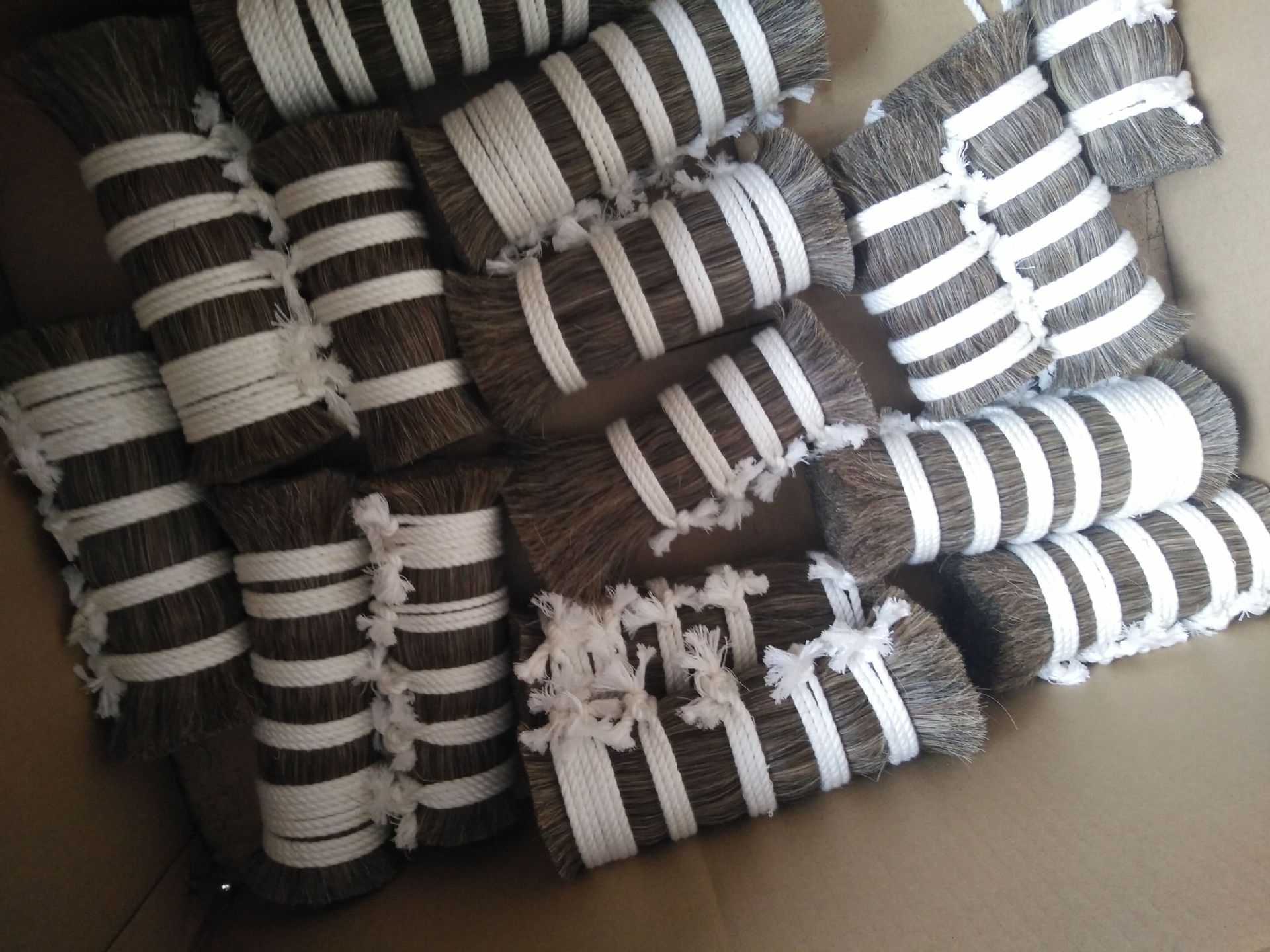 厂价销售黑色牛尾毛