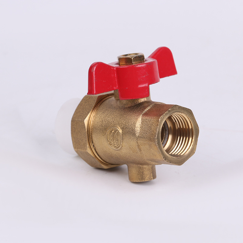 ppr黄铜内丝排空阀 铜球阀太阳能排空阀门 ppr管件管材批发