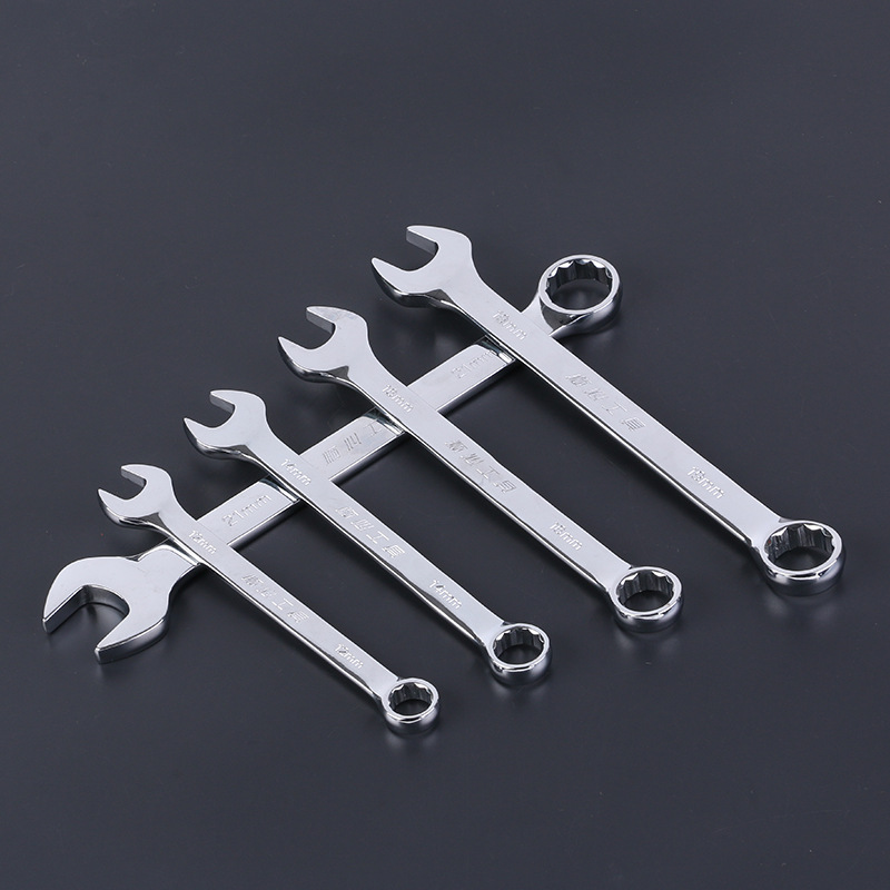 镜面呆梅扳手 高强度开口梅花两用扳手 梅开手动叉口板子6-65-阿里巴