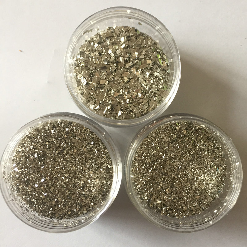 现货供应电镀玻璃砂 银色玻璃砂电镀玻璃片 电镀银玻璃砂金色银色