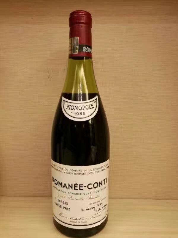 drc红酒1985年罗曼尼康帝红葡萄酒 romanee-conti