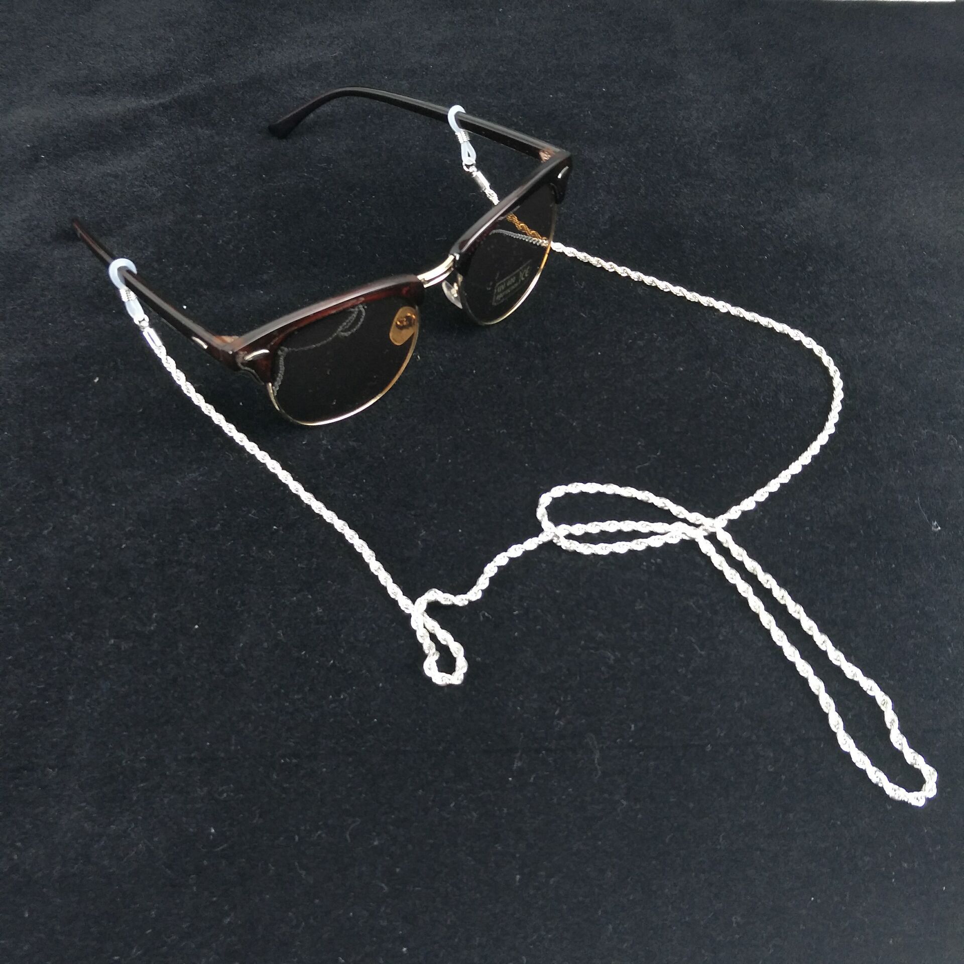 网红同款复古眼镜链条挂脖 潮眼镜绳子挂绳 墨镜老花眼镜链子时尚