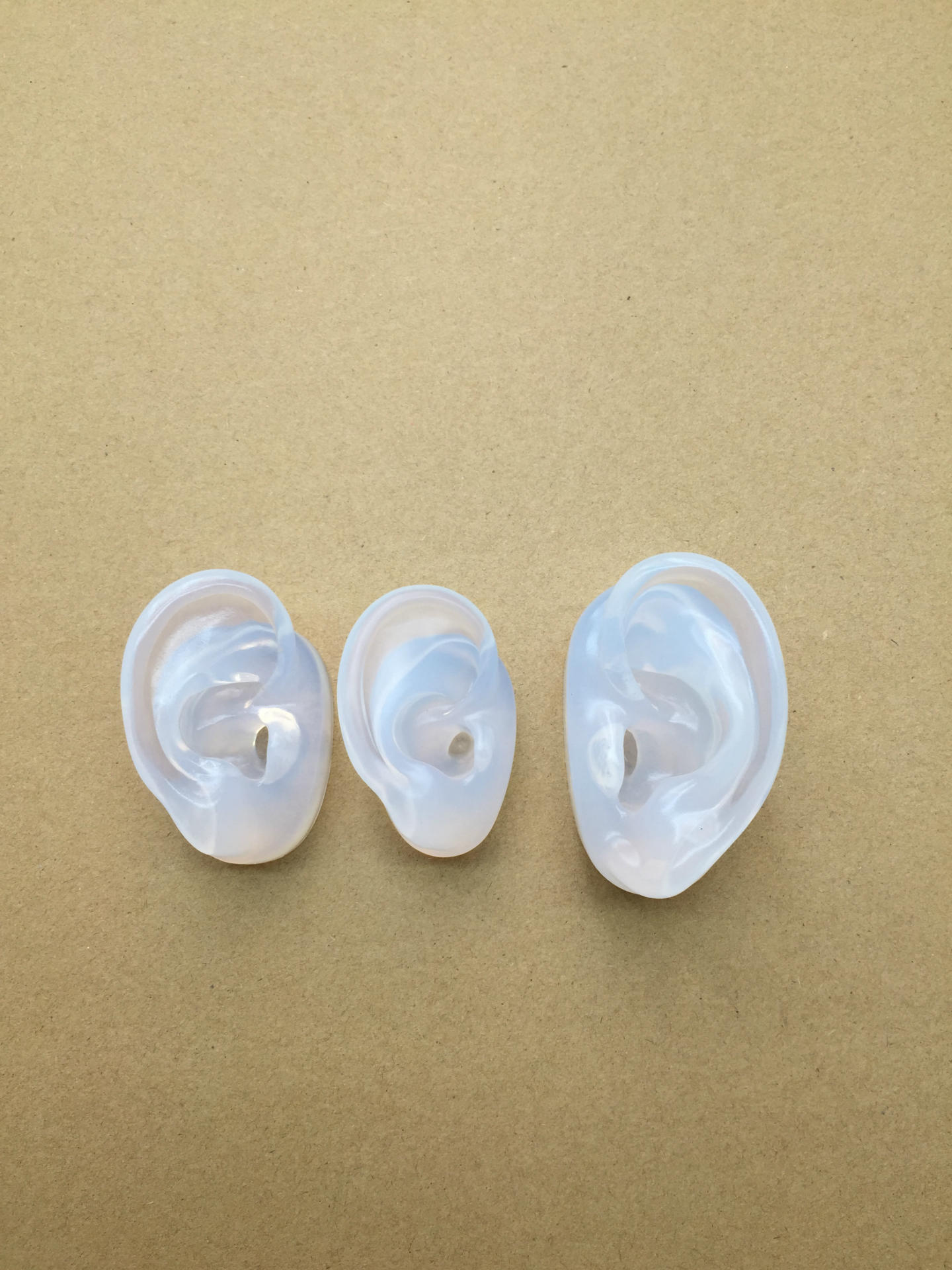 硅胶耳朵模型 耳麦展示架用品配件 艺术硅胶制品 硅胶制品加工