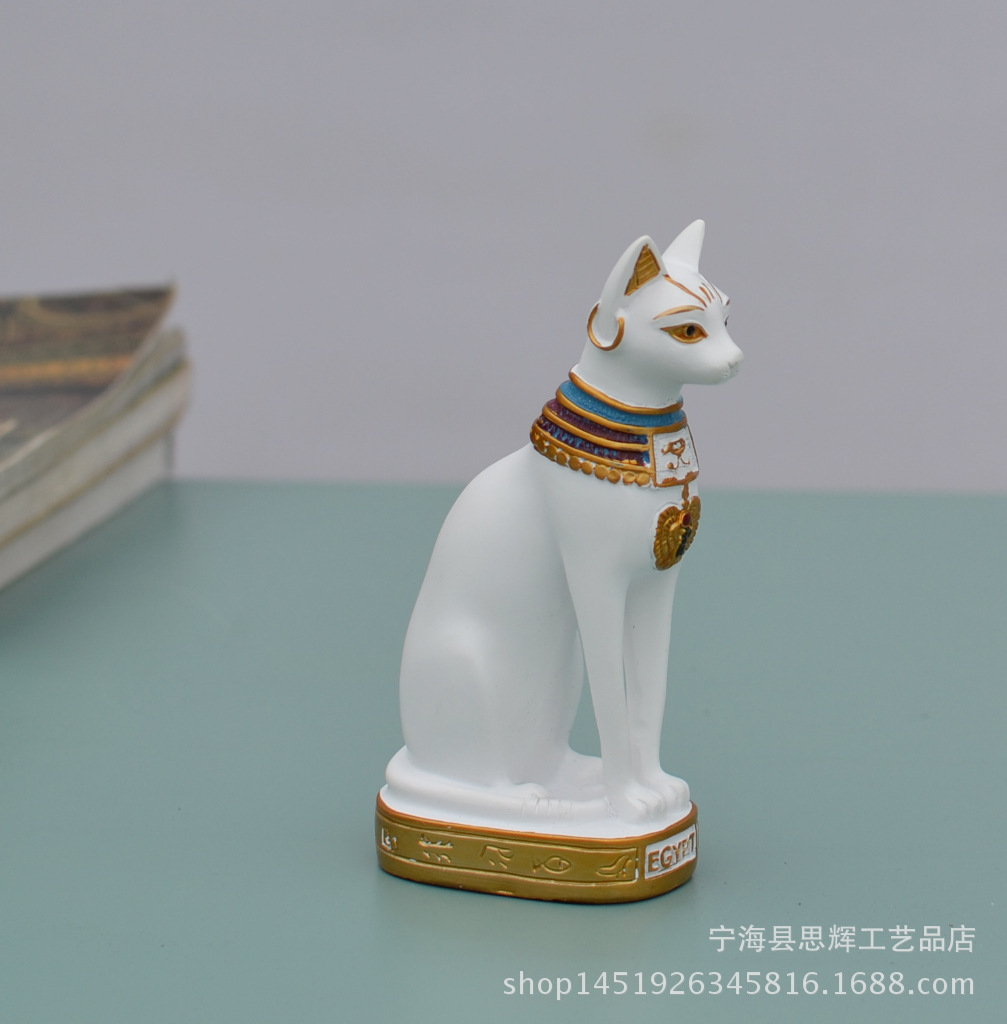 埃及猫神摆设家居玄关工艺品摆件客厅装饰礼品招财猫