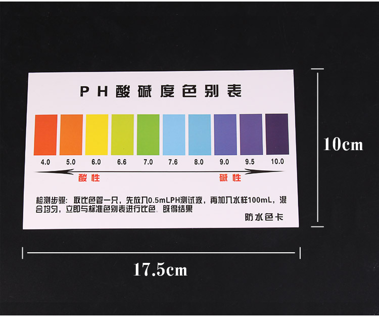 ph值对照表图片