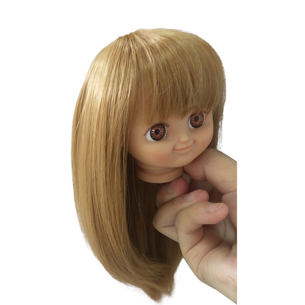 bjd芭比娃娃假头发化纤丝动漫sd公仔发头套来图来样宝石之国