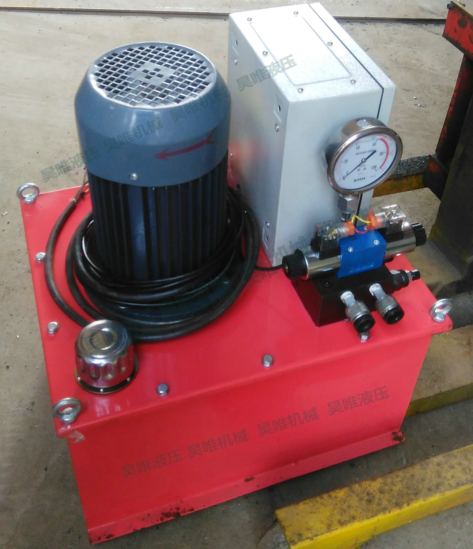 现货 电动液压泵超高压电动油泵 电换向63兆帕高压泵站三包一年