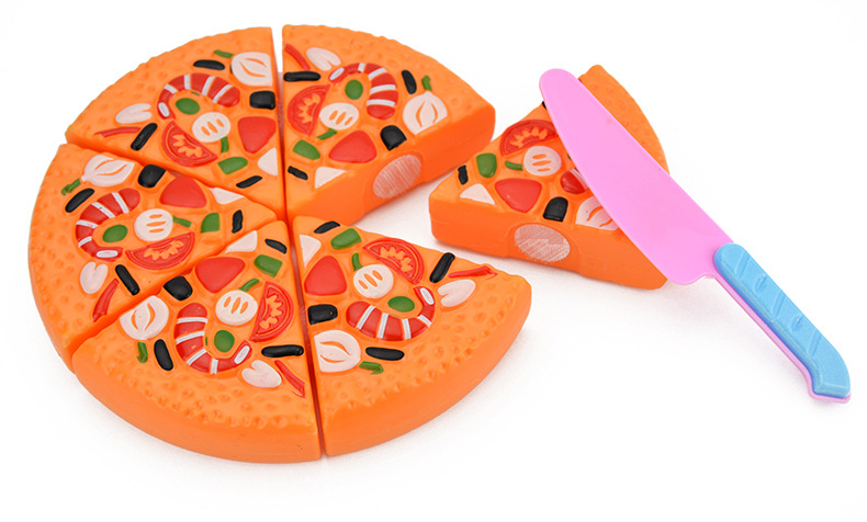 仿真披萨带刀 儿童厨房过家家切切乐玩具速卖通亚马逊爆款