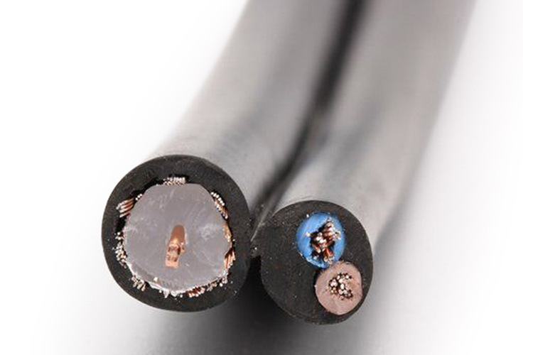 监控工程专用同轴模拟电缆一体复合视频线带电源线75-3非标200/卷