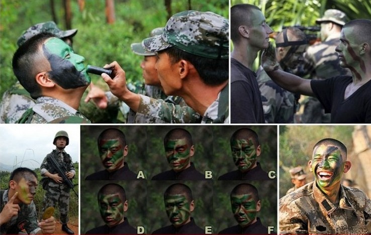 迷彩油军迷户外cs野战用品仿生舞台化妆油彩军训演出特种兵伪装油