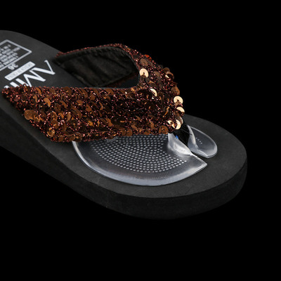 pu人字拖夹脚滑磨 前掌垫夹脚拖鞋垫贴透明柔软 高鞎鞋半码垫