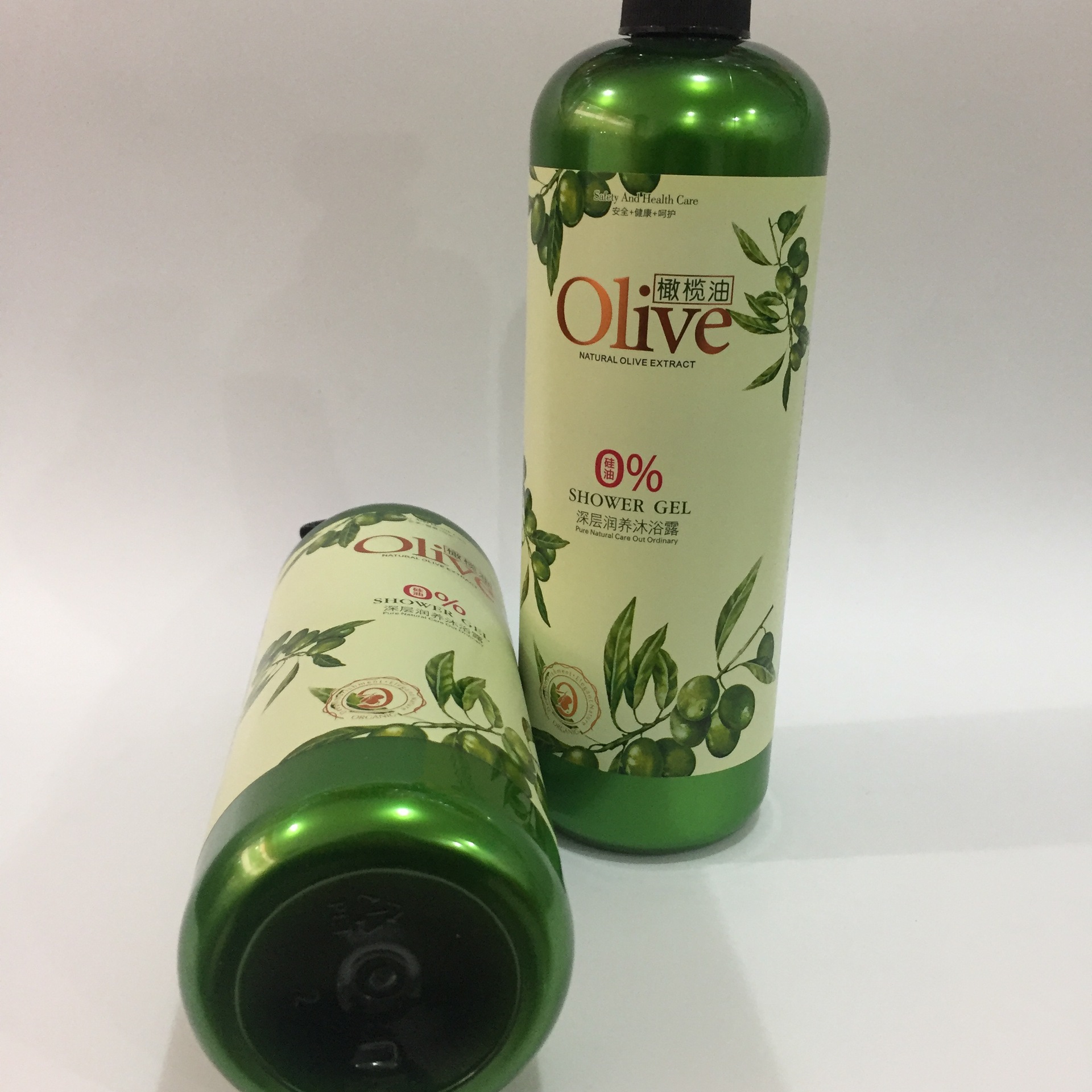 厂价销售olive橄榄油沐浴露深层滋养1250ml大瓶装0硅油商超
