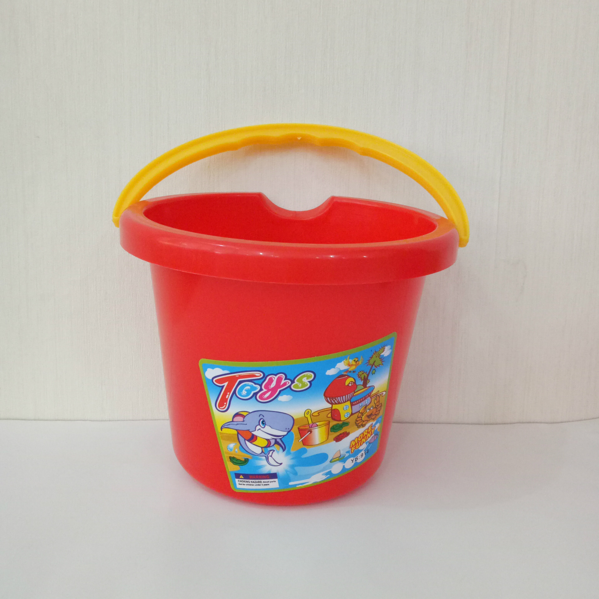 儿童玩具塑料沙滩桶玩雪玩沙玩决明子戏水玩具塑料桶