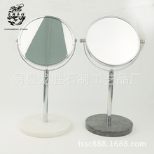 出口外贸8英寸化妆镜台式简约超大号公主镜双面镜放大 镜子梳妆镜