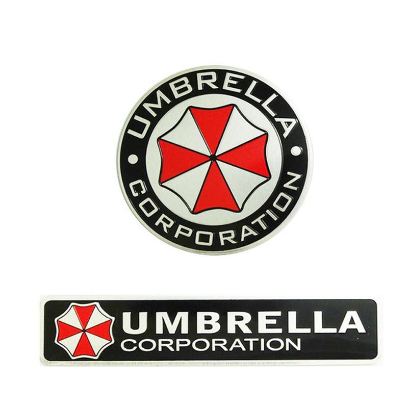 生化危机保护伞汽车车贴 umbrella corporation车贴 铝合金车身贴