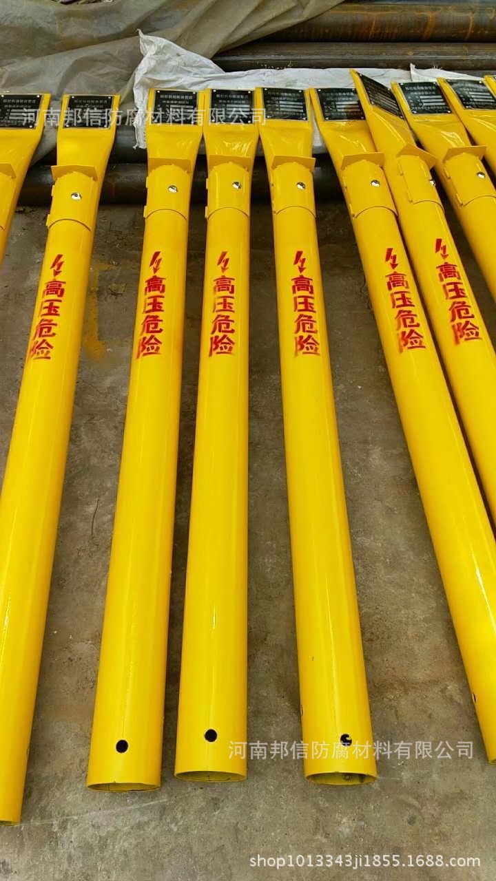 阴极保护测试桩1米2米3米订做108x4x3000带门锁测试板端子