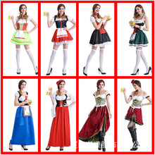万圣节服装女啤酒节酒吧女郎 cosplay德国巴伐利亚啤酒节服装派对